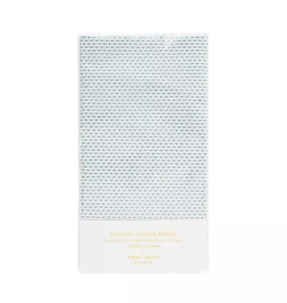 Blue Dot Tissue Paper