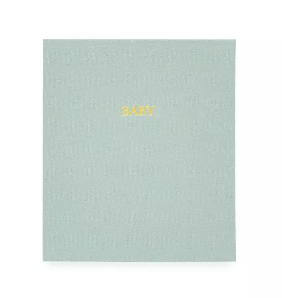 Mist Green Baby Book