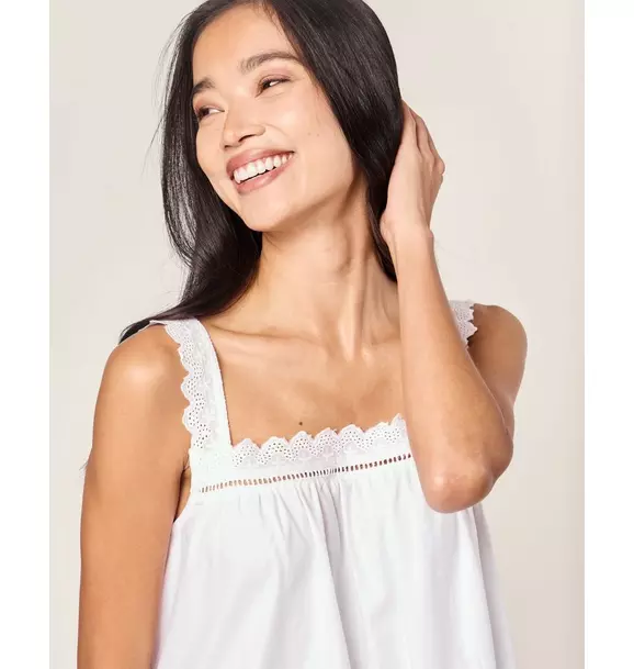 Women's Twill Esme Nightgown in White