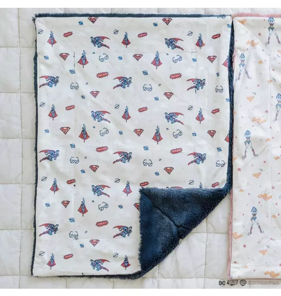 Minky Lush Blanket in Superman