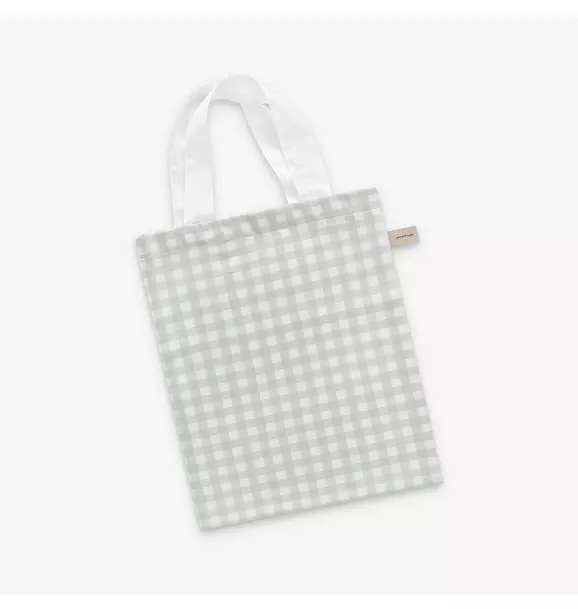 Picnic Gingham Crib Sheet- Green
