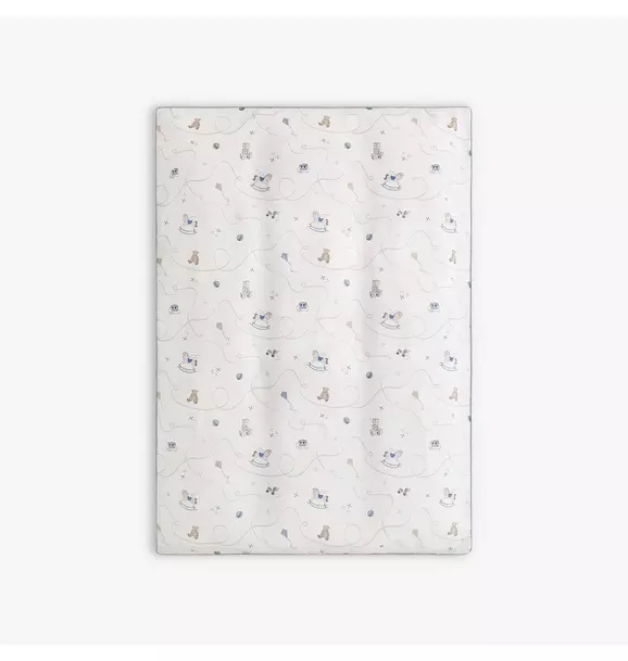 Little Toy Chest Baby Duvet Set - Ivory