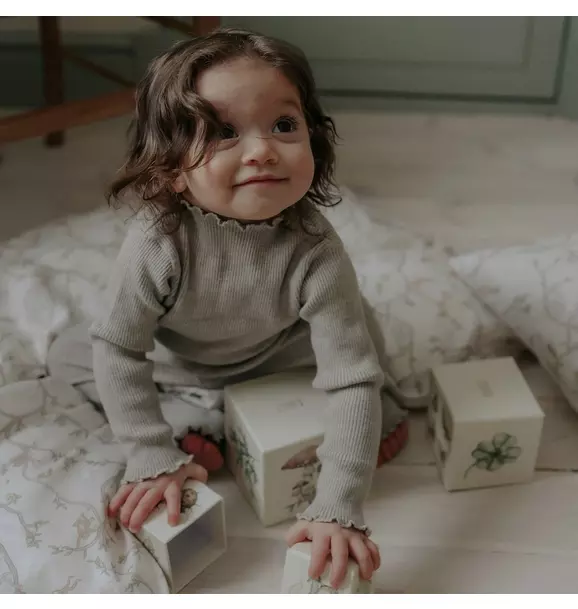 Animal Parade Toddler Duvet Set - Ivory