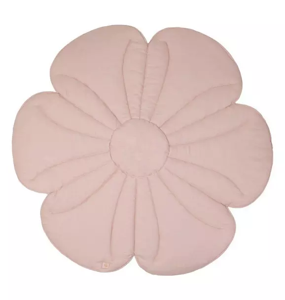 Linen "Powder Rose" Flower Mat