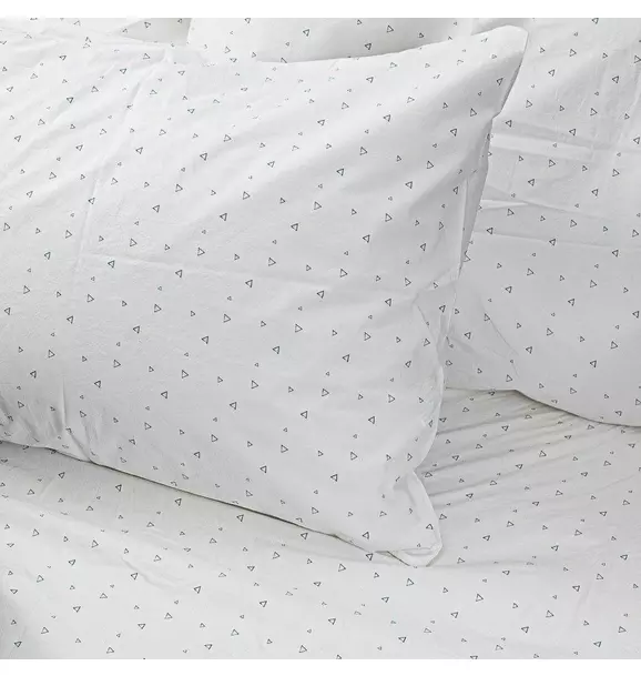 Organic Cosmic Triangles Pillowcase