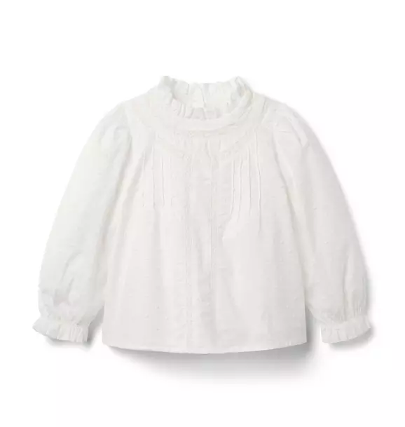 The Pintuck Lace Top