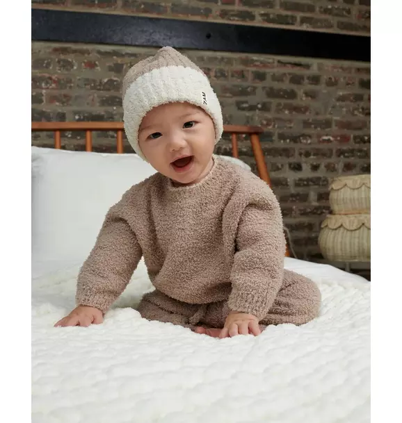 Boxy Sweater Fuzzy - Taupe