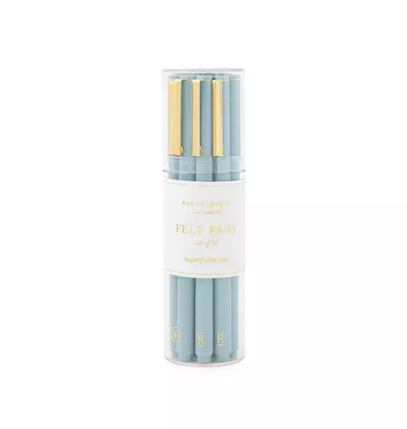 Bulk Felt Pen Set, Blue