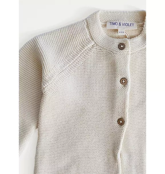 Ivory Knit Cardigan