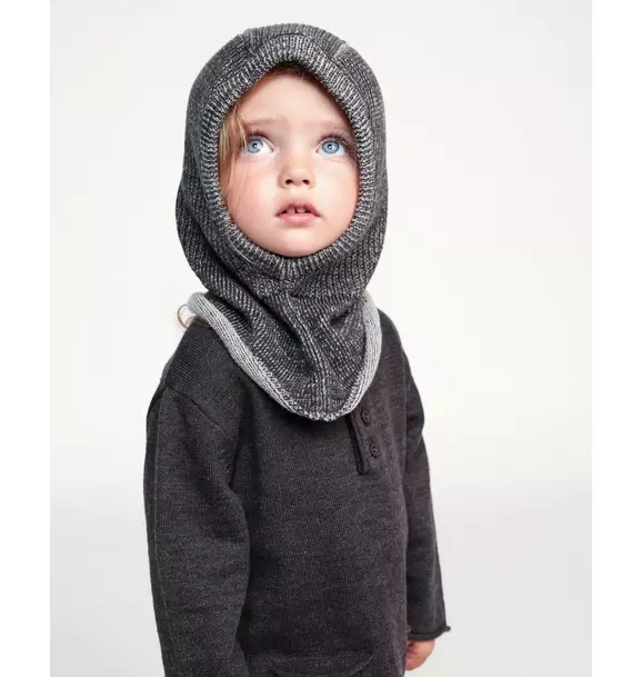 Balaclava Chunky - Black Melange