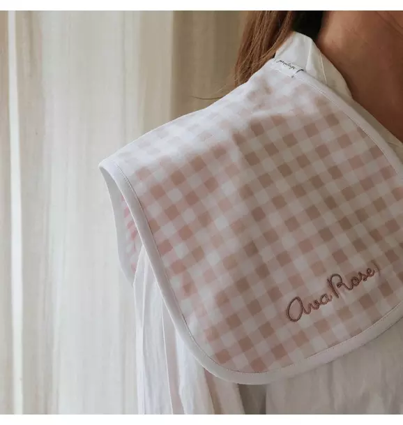 Enchanted Wildflower Burp Cloth - Ivory