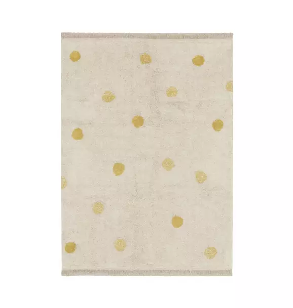 Washable Rug Hippy Dots Honey