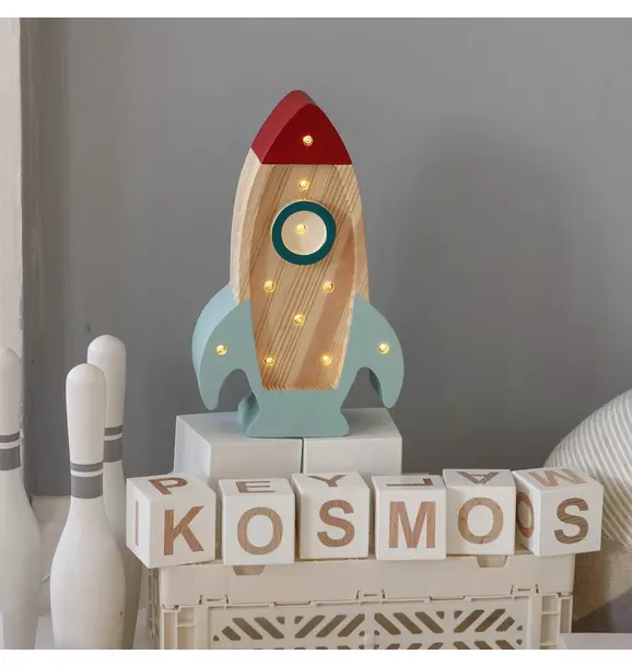 Mini Rocket Ship Lamp
