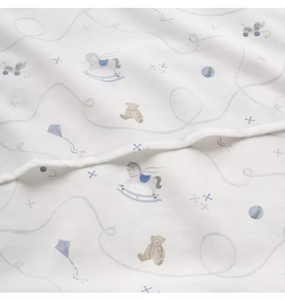 Little Toy Chest Swaddle - Ivory