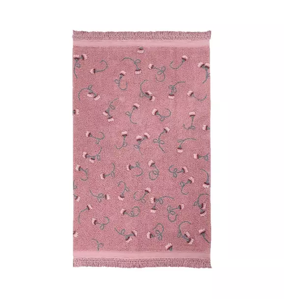 Washable Rug English Garden Ash Rose