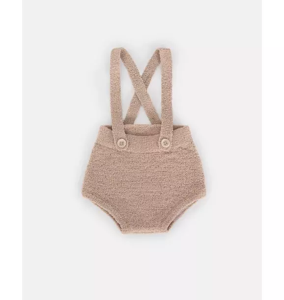 Suspender Bloomers Fuzzy - Pecan