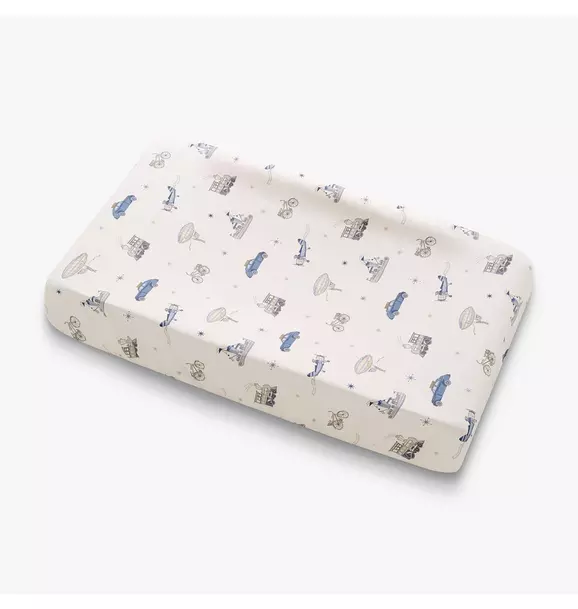 Transit Treasures Changing Pad Cover - Blue