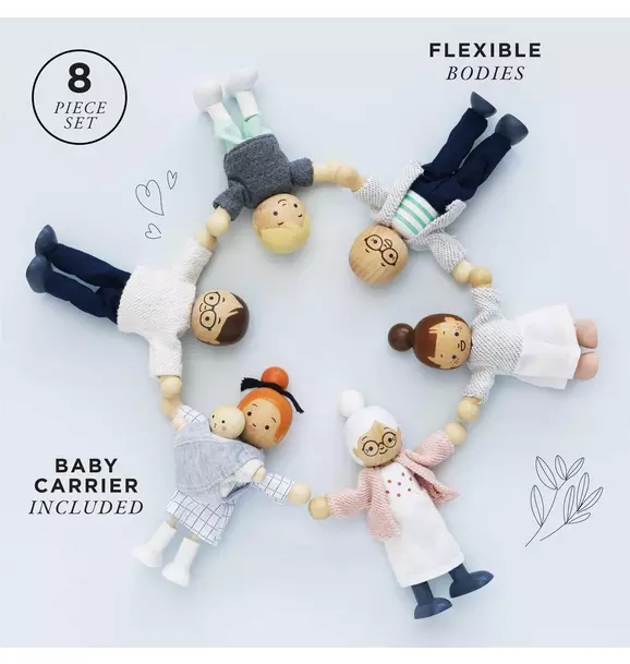 Dolls House Family - 7 Piece