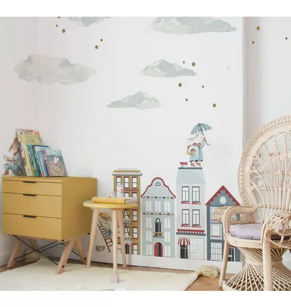 Clouds in the Sky Wall Decal Set