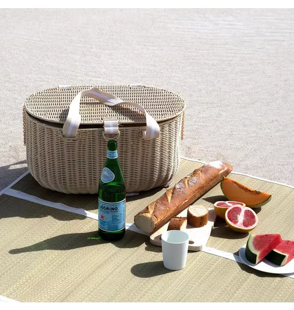 Large Picnic Basket: Le Weekend Natural