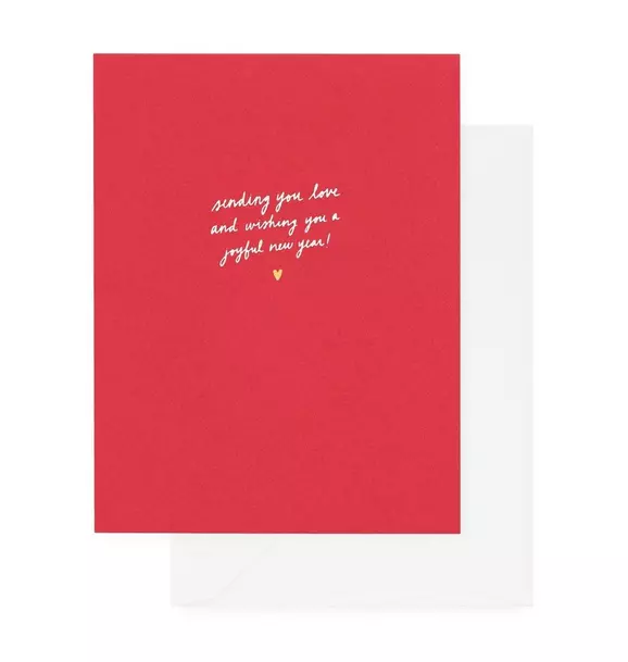 Joyful New Year Holiday Card