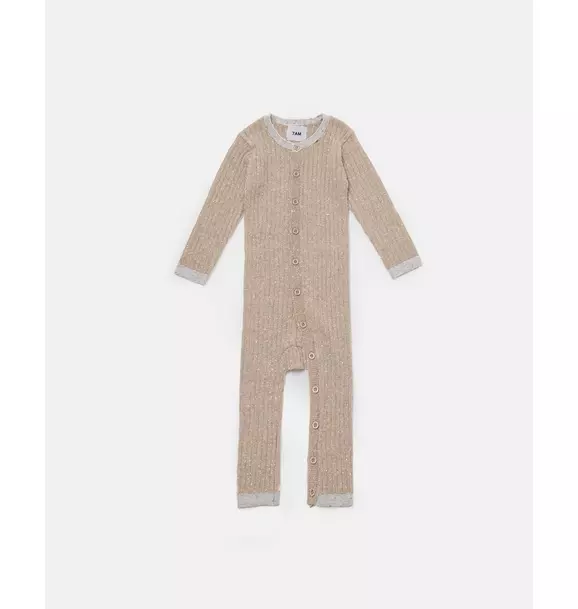 Long Sleeve Jumpsuit - Hug Me - Oat