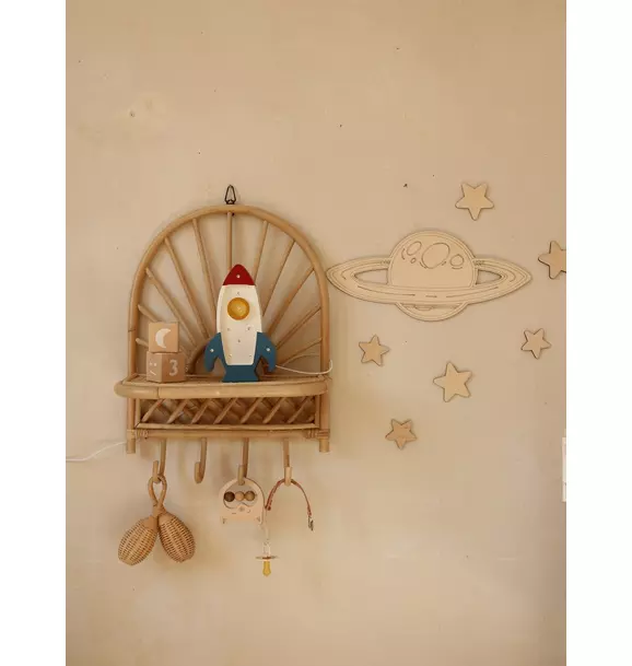 Mini Rocket Ship Lamp