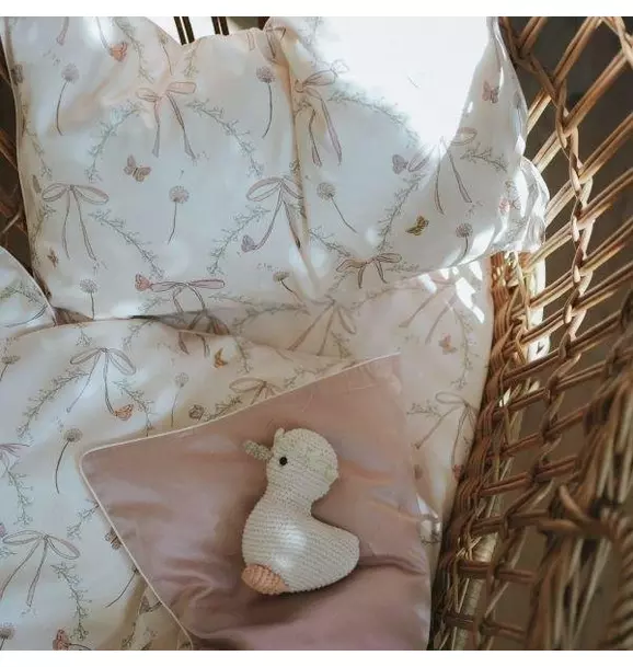 Bows & Butterfly Kisses Crib Sheet - Pink