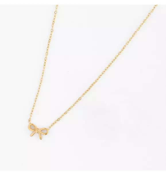 Bow Pendant Necklace