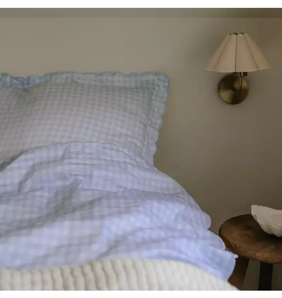 Picnic Gingham Twin Set - Blue