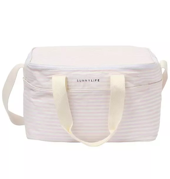 Light Cooler Bag - Lazy Days Pink Stripe