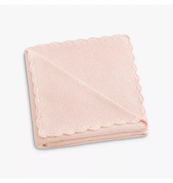Knit Blanket - Pink