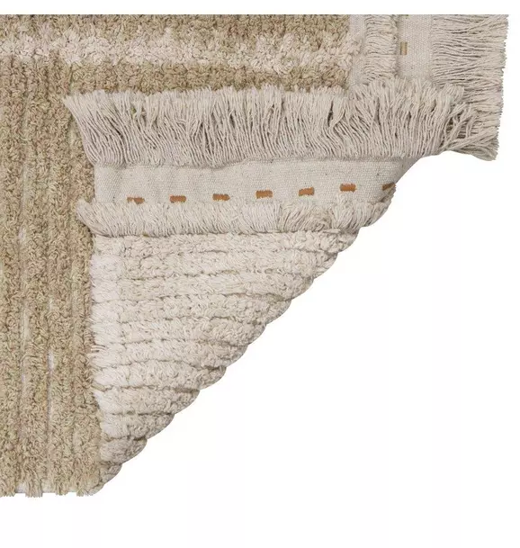 Reversible Washable Runner Rug Duetto Sage