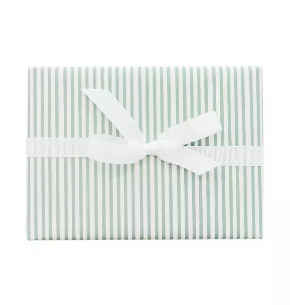 Green Painted Stripe Wrap Roll