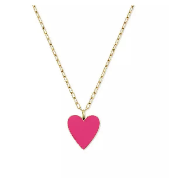 Kid's Pink Heart Necklace