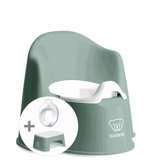 Potty Training Bundle, Deep Green/White