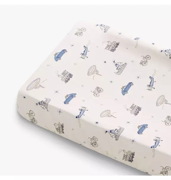 Transit Treasures Changing Pad Cover - Blue