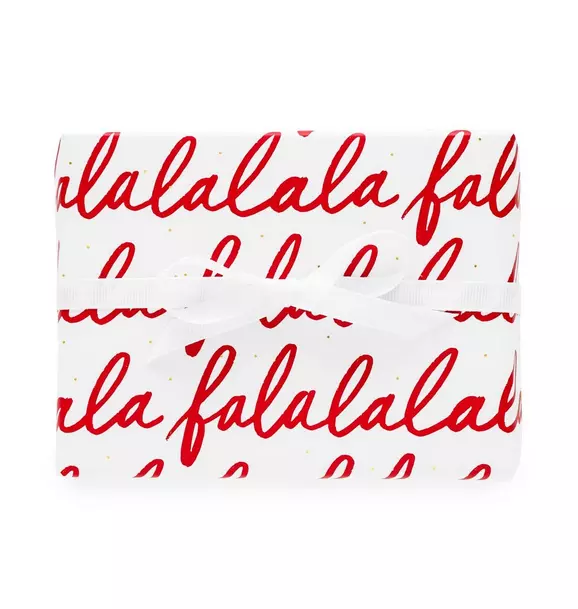 Red Falala Gift Wrap Roll