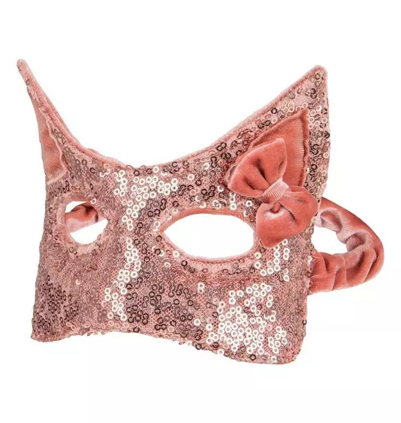 "Pink sequins" Cat Mask