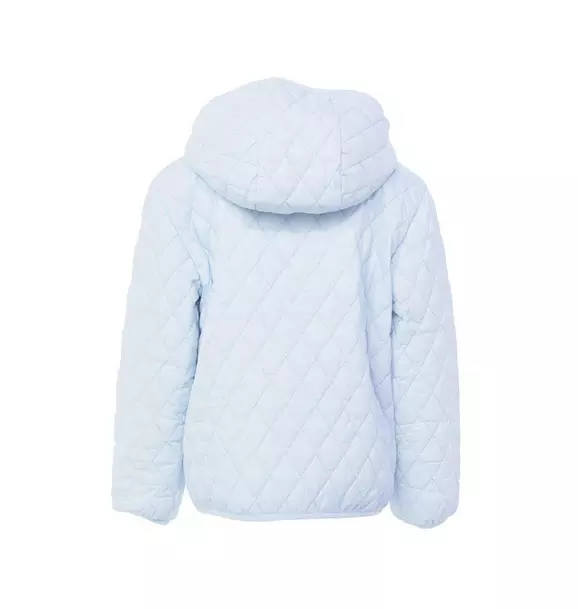 Women's - Cloud Blue Quilted Puffer Coat