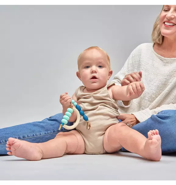 Ocean Arch Teether + Clip Set