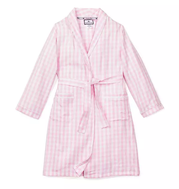 Pink Gingham Robe