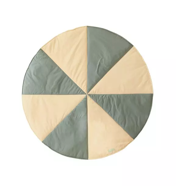 “Blue Candy” Round Patchwork Mat