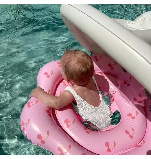 Baby Float: Cotton Candy Cherry