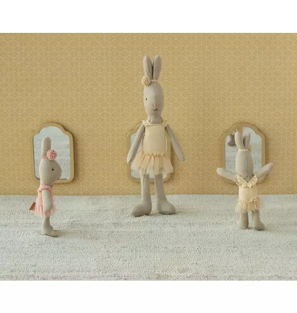 Rabbit size 1, Classic - Ballet suit and skirt cream