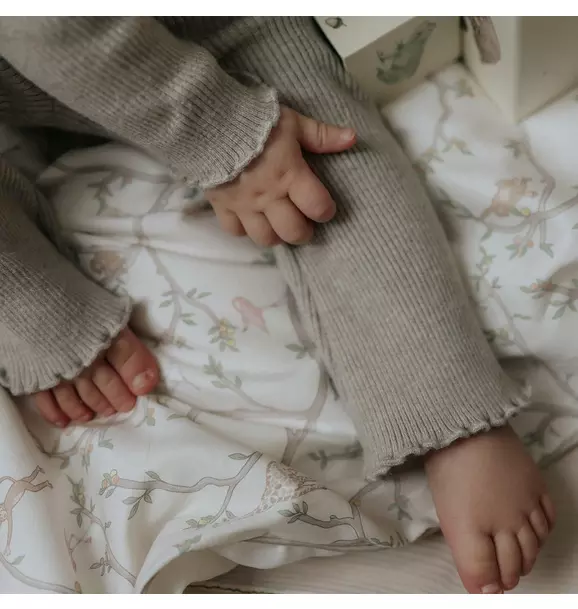 Animal Parade Baby Duvet Set - Ivory