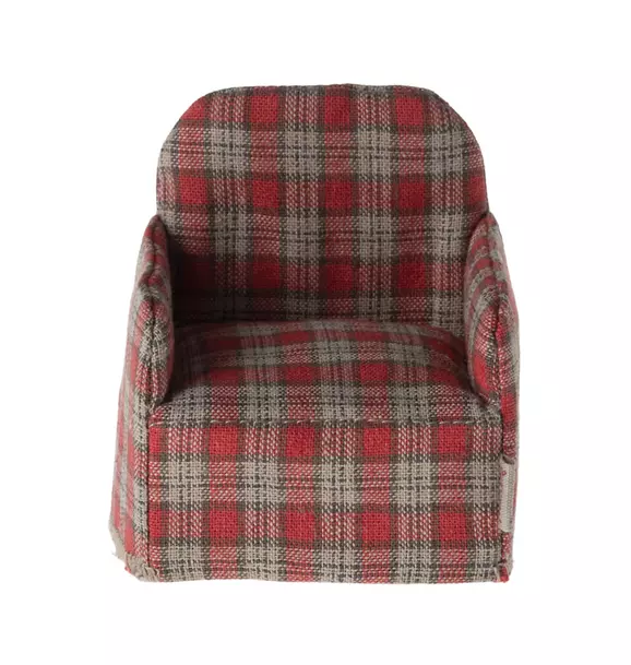 Chair, Mouse - Red checker