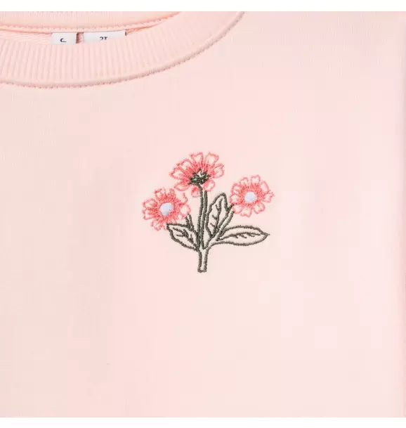Ditsy Floral Sweatshirt Dress