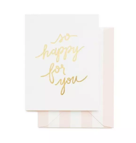 So Happy for You Greeting Card