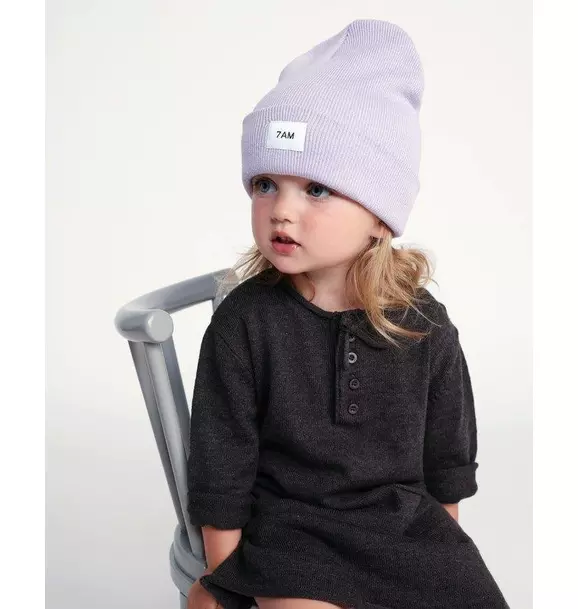 Beanie - Heather - Light Purple